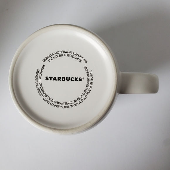 Starbucks 2011 Etched Mermaid Mug with Green Interior - Picture 6 of 8